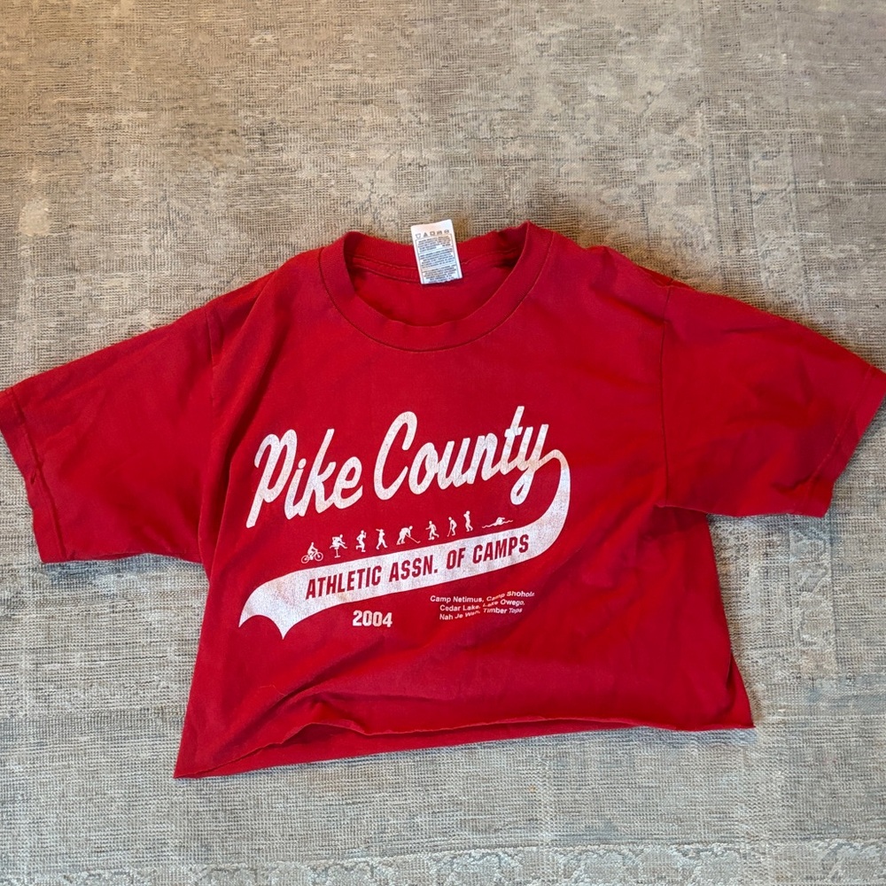 Fruit of the Loom Red Pike County Kids T-Shirt